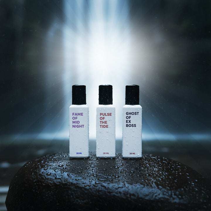 Al Oud Luxury Pocket Perfume Trio – Midnight • Tide • Ex Boss (3×20ml Travel Set)