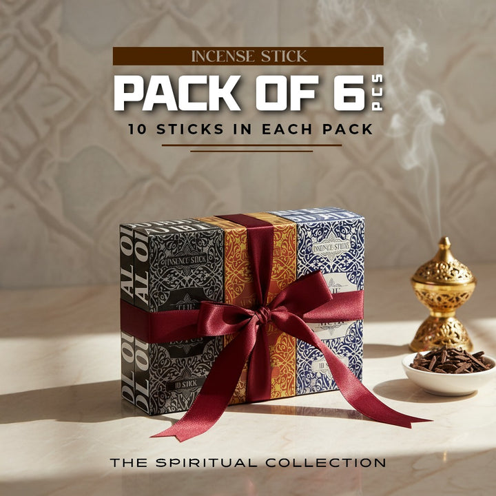 Al Oud Premium Incense Sticks Combo Pack – Australian Sandalwood, Blackish Lotus & Queens of Musk (6 pcs total | 2 pcs each) | Long-Lasting Natural Agarbathi for Meditation, Relaxation & Home Fragrance