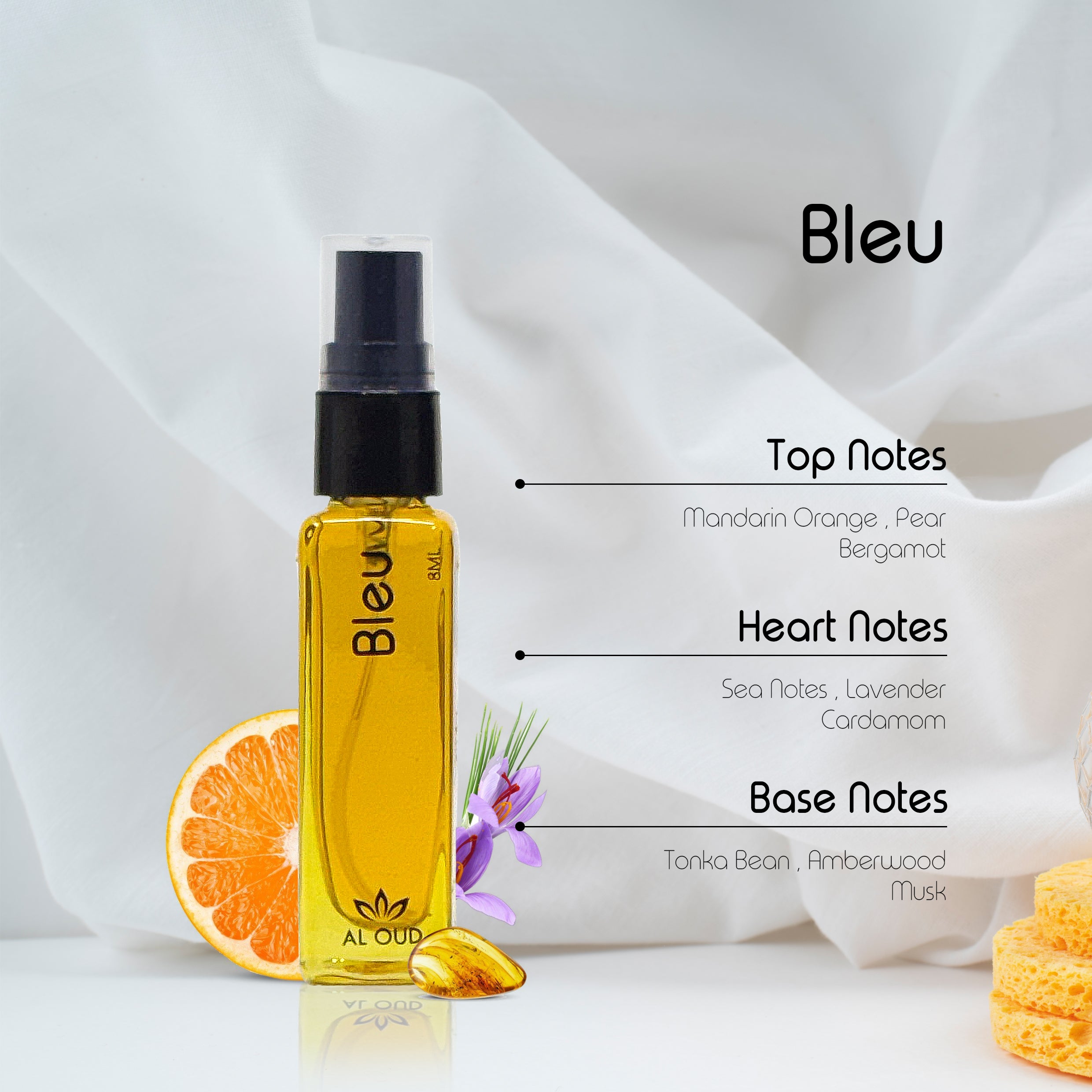 Aloud Unisex Pocket Perfume 8ml 4Pcs