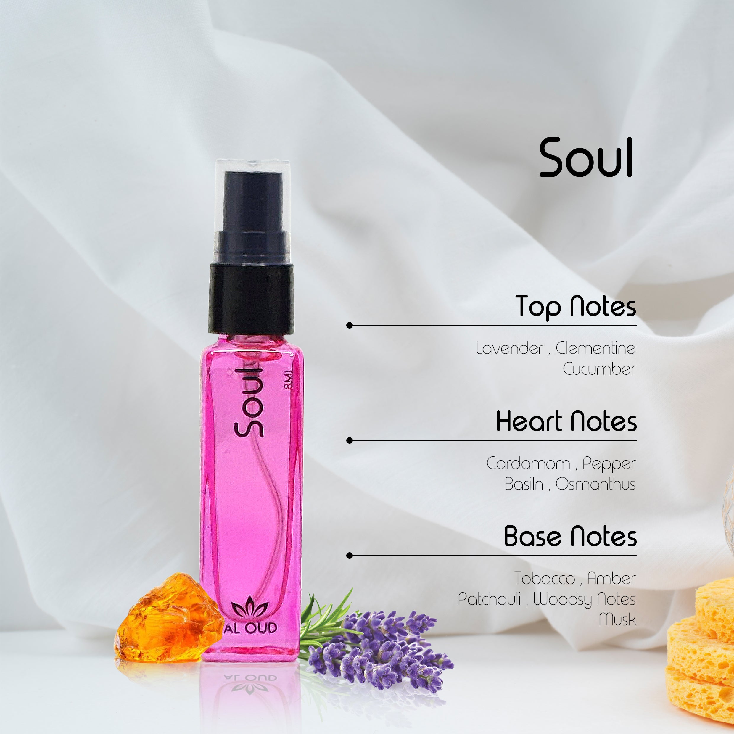 Aloud Unisex Pocket Perfume 8ml 4Pcs