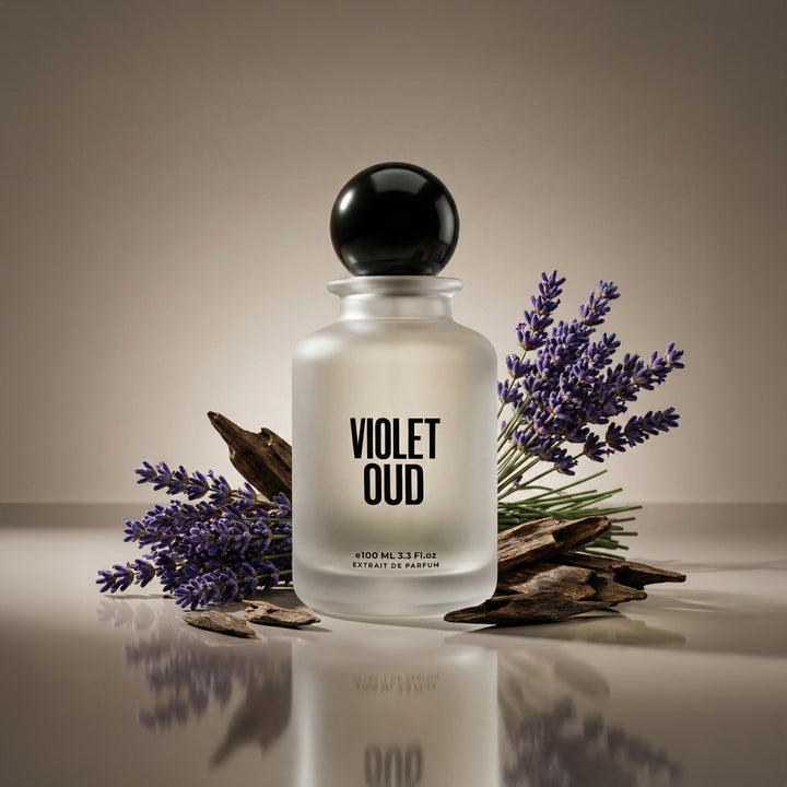 Violet Oud Luxury Parfum – A Sophisticated Blend of French Lavender & Rare Agarwood