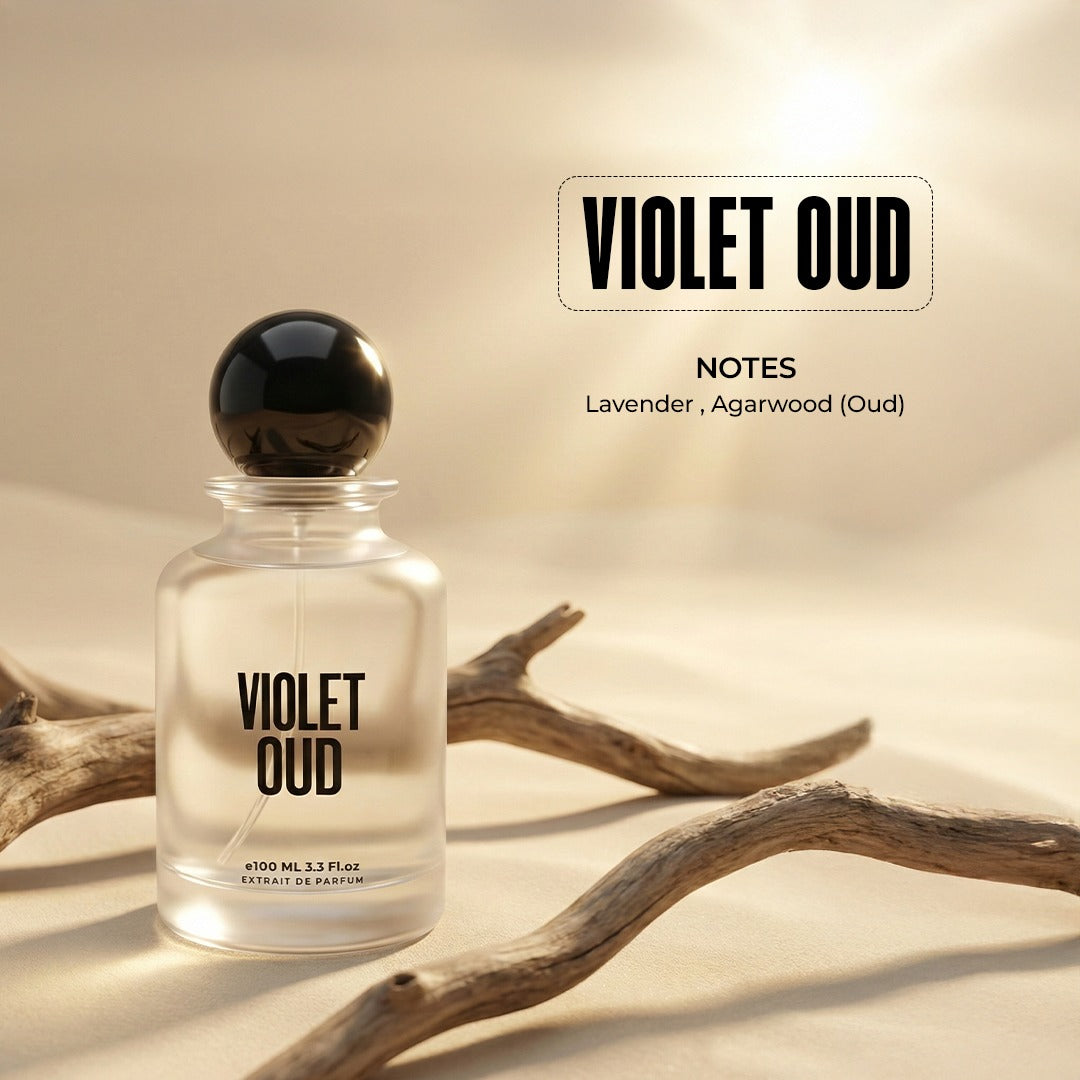 Violet Oud Luxury Parfum – A Sophisticated Blend of French Lavender & Rare Agarwood