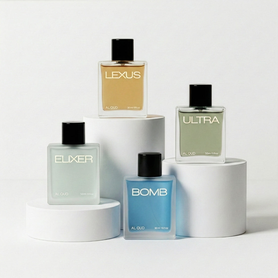 Al Oud Combo 4Pc Perfume Set Offer (Elixer,Bomb,Lexus,Ultra)