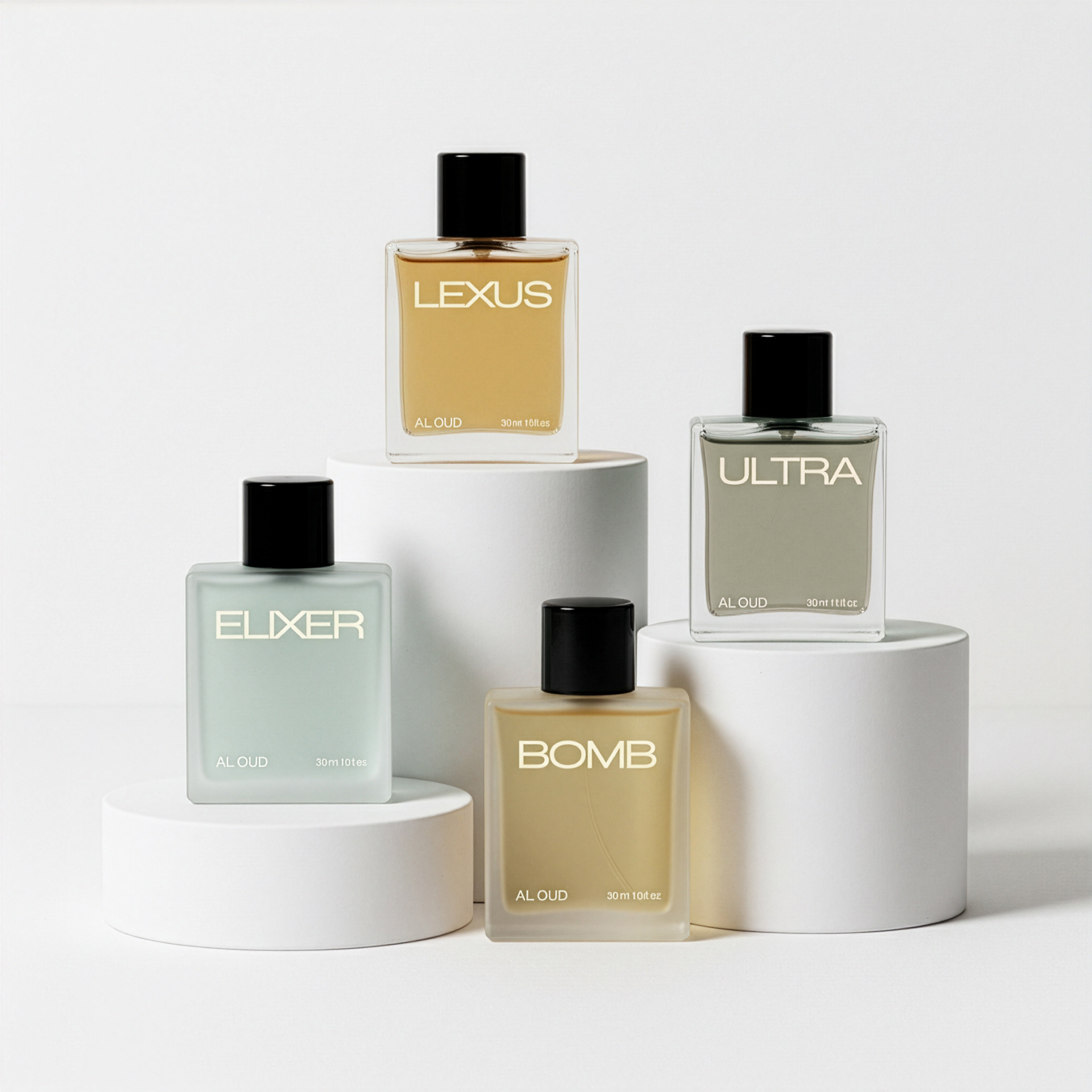 Al Oud Combo 4Pc Perfume Set Offer (Elixer,Bomb,Lexus,Ultra)