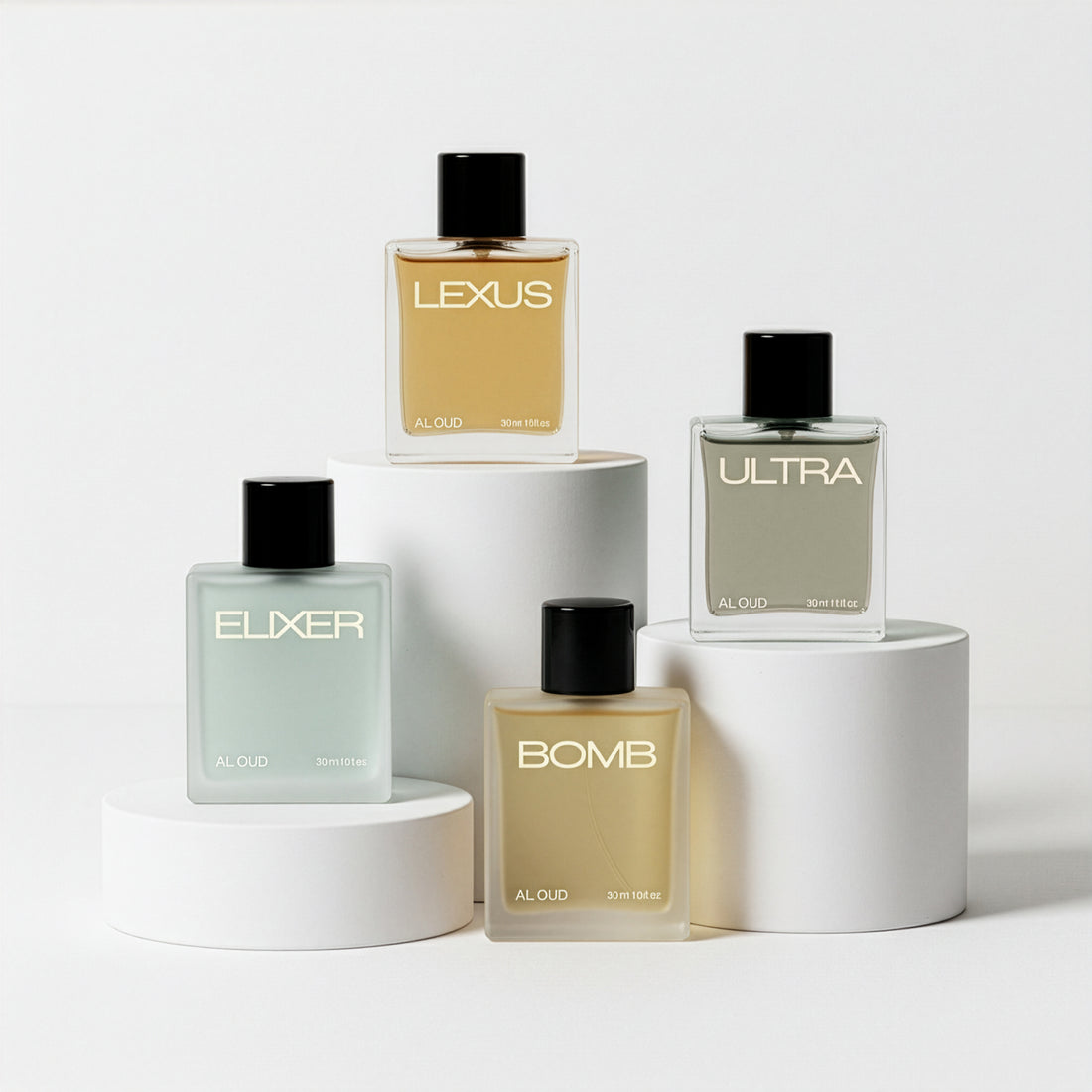 Al Oud Combo 4Pc Perfume Set Offer (Elixer,Bomb,Lexus,Ultra)