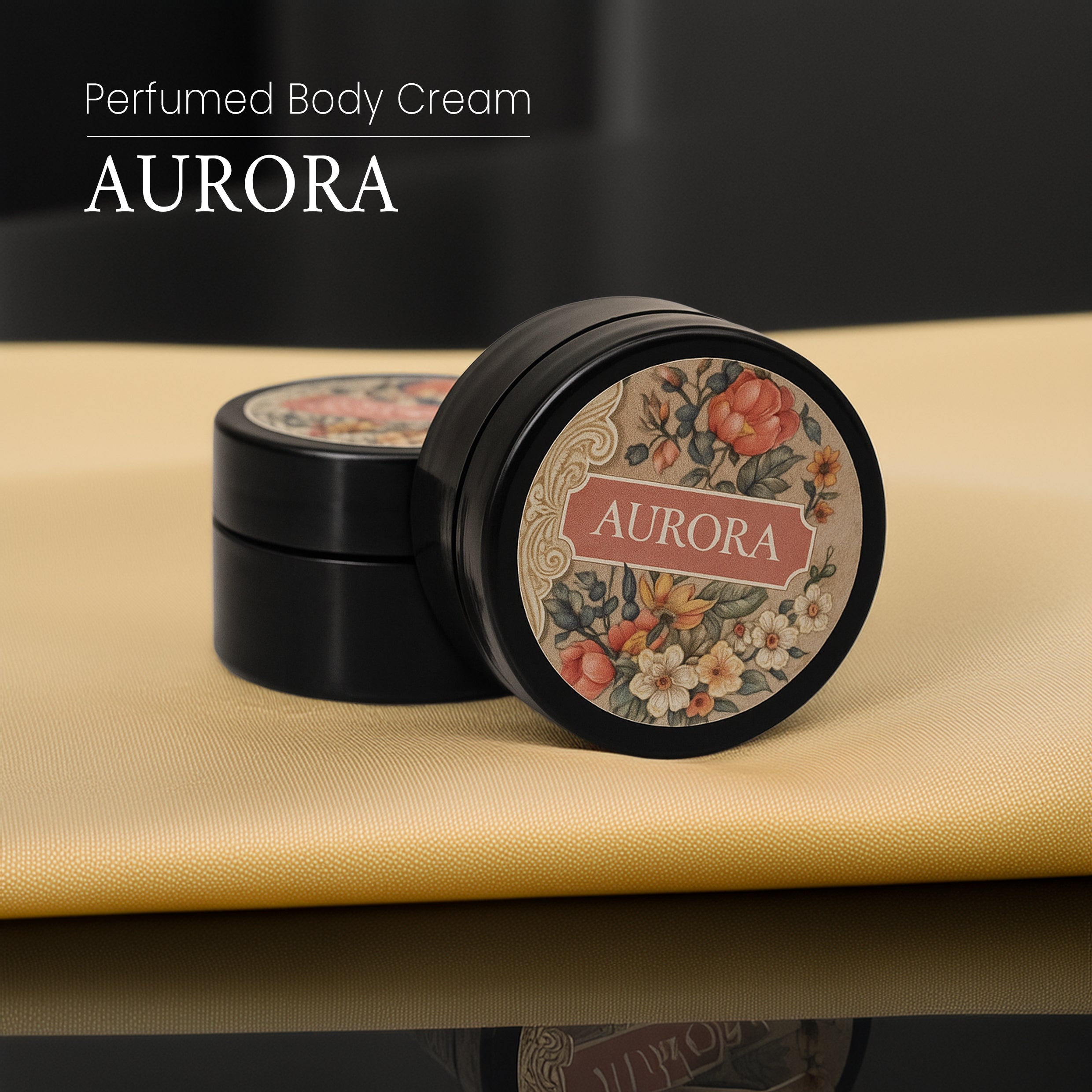 Paris Aroma Premium Perfumed Solid Body Cream Aurora – 3 x 10gm Long-Lasting Citrus Vanilla Solid Cream Set – Cosmetic Body Cream for Daily Fragrance