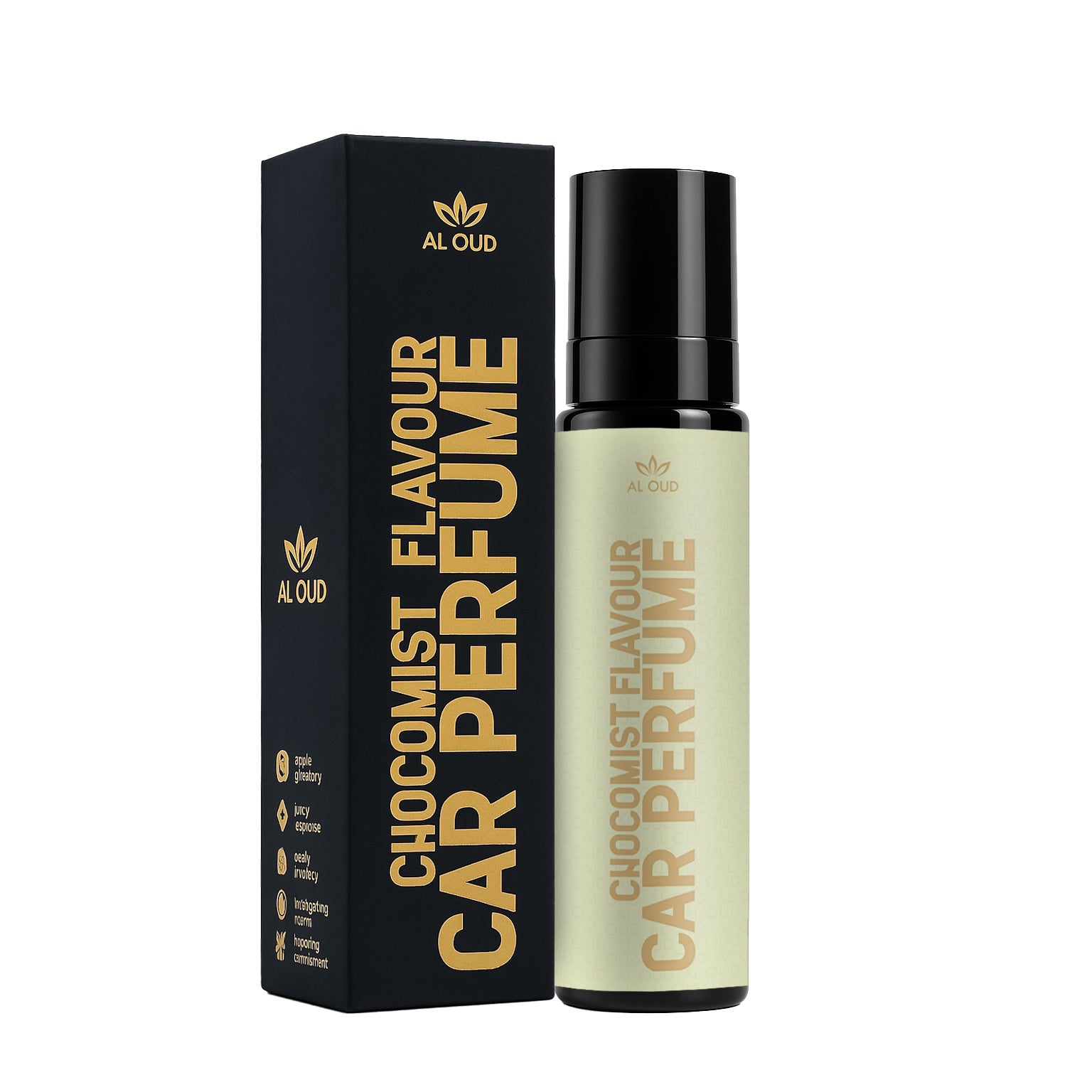 Al Oud Chocomist Car Perfume | Delicious Chocolate, Candy & Warm Amber Gourmand Scent | 100ml