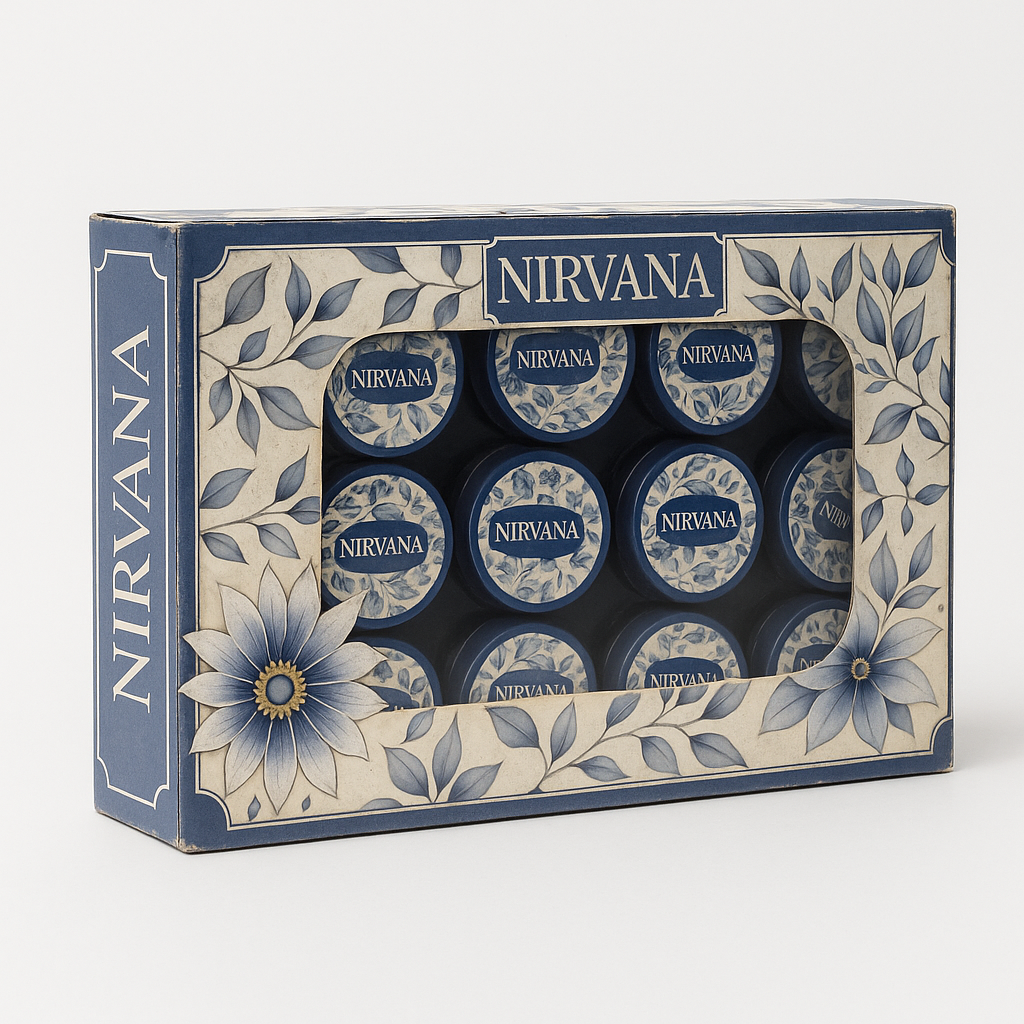 Paris Aroma Tranquil Perfumed Solid Body Cream Nirvana – 3 x 10gm Melon Mimosa Ylang-Ylang Solid Cream – Relaxing Floral Body Cream for Women