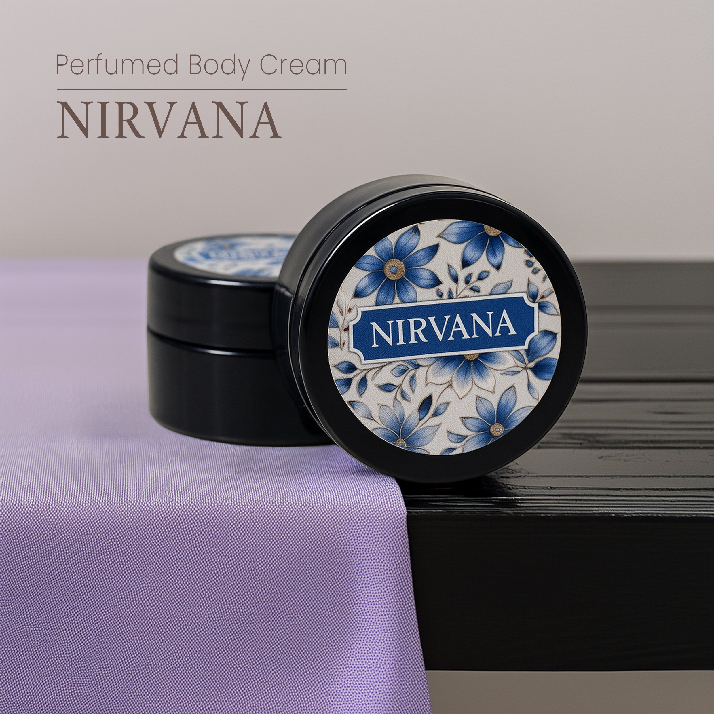 Paris Aroma Tranquil Perfumed Solid Body Cream Nirvana – 3 x 10gm Melon Mimosa Ylang-Ylang Solid Cream – Relaxing Floral Body Cream for Women