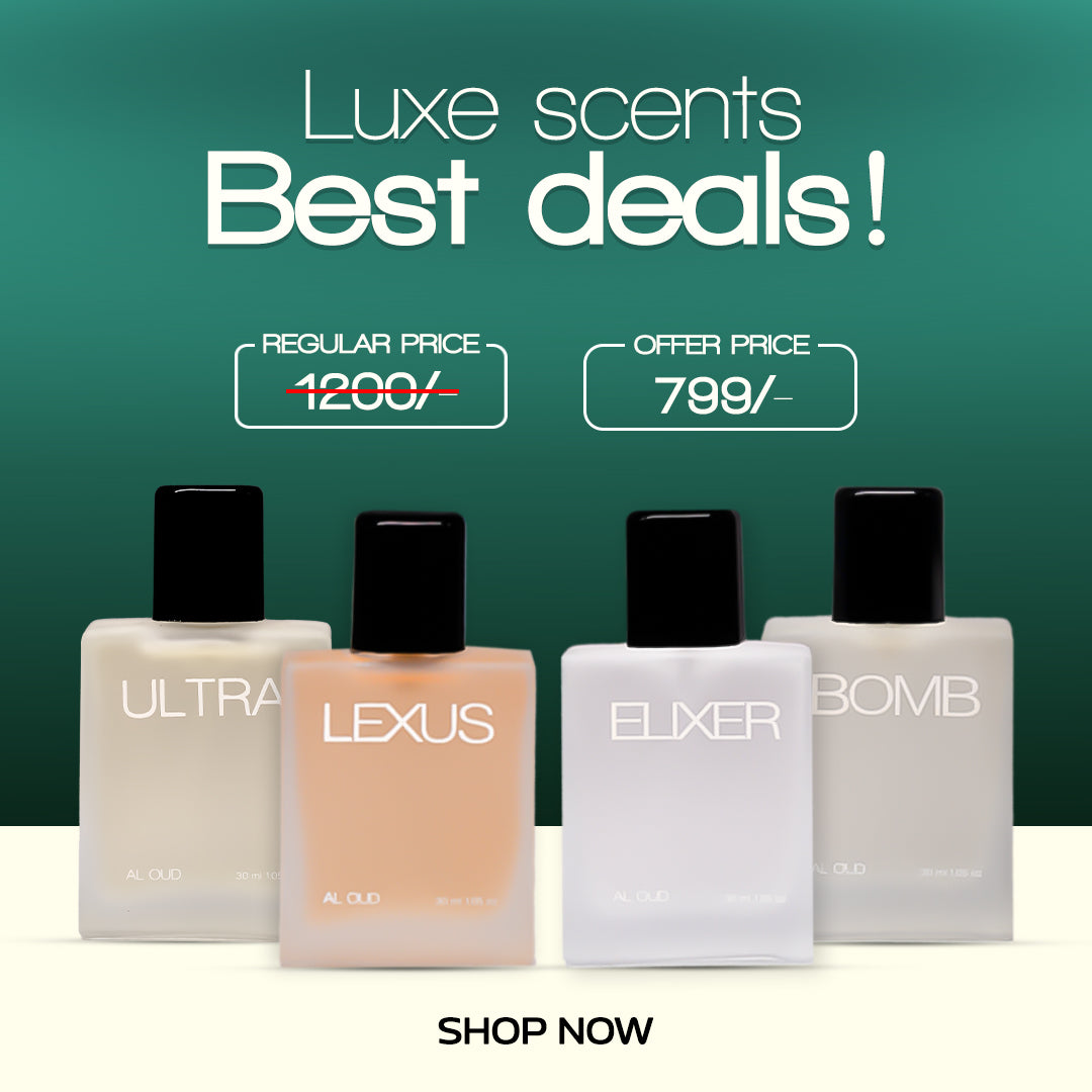 Al Oud Combo 4Pc Perfume Set Offer (Elixer,Bomb,Lexus,Ultra)