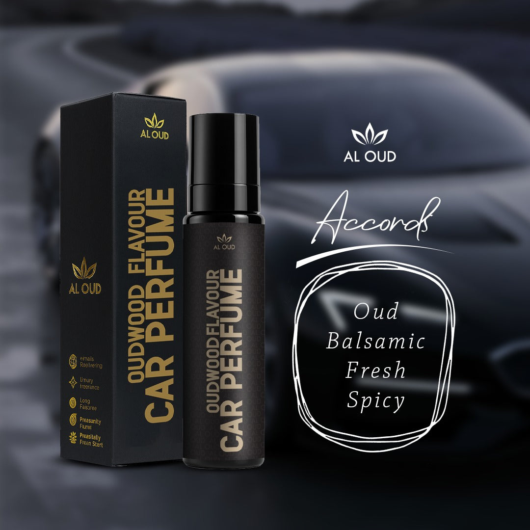Al Oud Oudwood Luxury Car Perfume | Rich, Balsamic & Spicy Fragrance | Long-Lasting Scent | 100ml