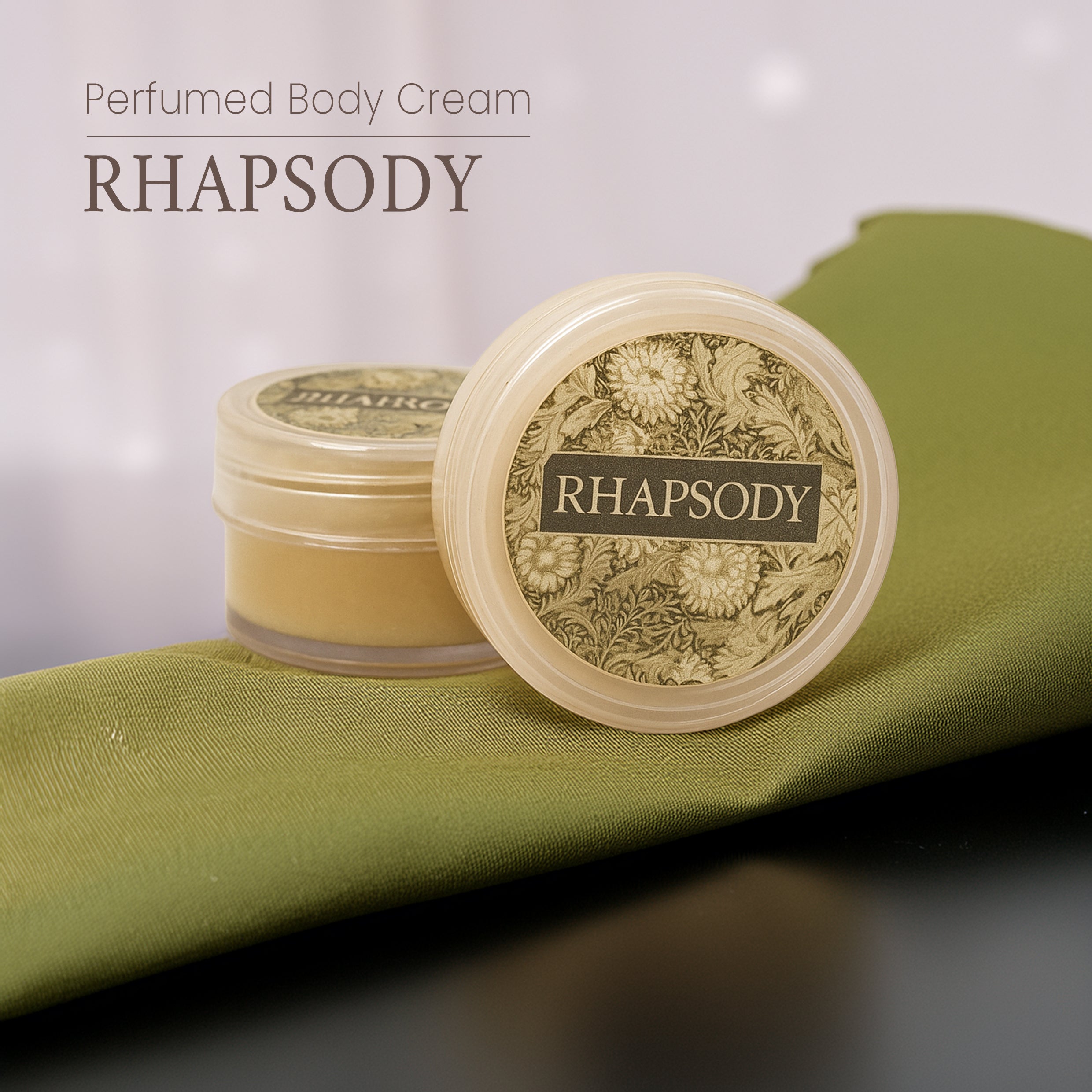 Paris Aroma Romantic Perfumed Solid Body Cream Rhapsody – 3 x 10gm Rose Vanilla Ambroxan Solid Cream – Floral Body Cream for Women with All-Day Moisture