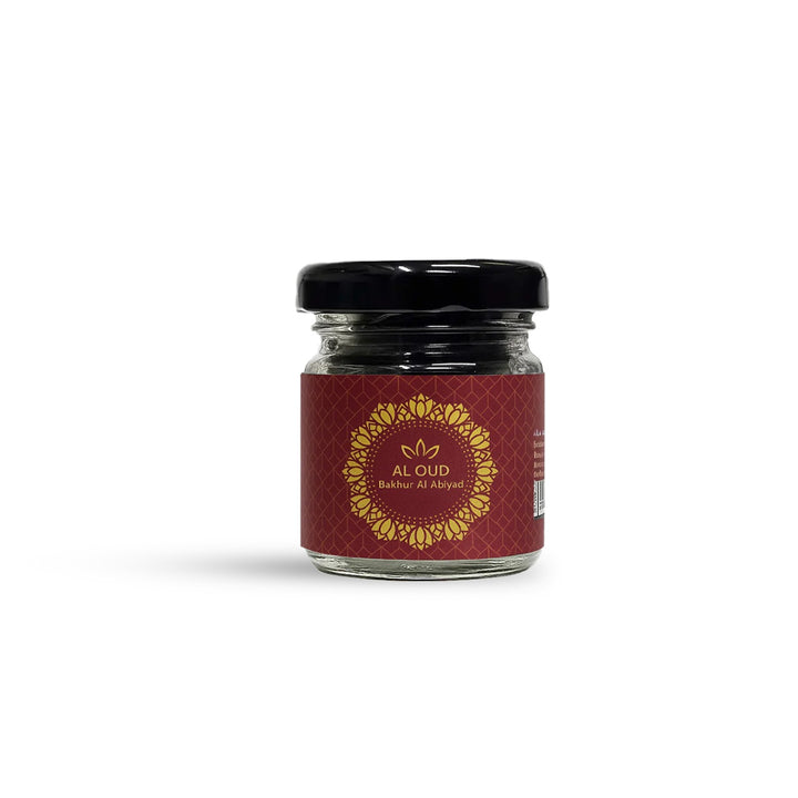 Al Oud Abiyad Bakhoor – White Floral & Oud Scent – 20g Jar