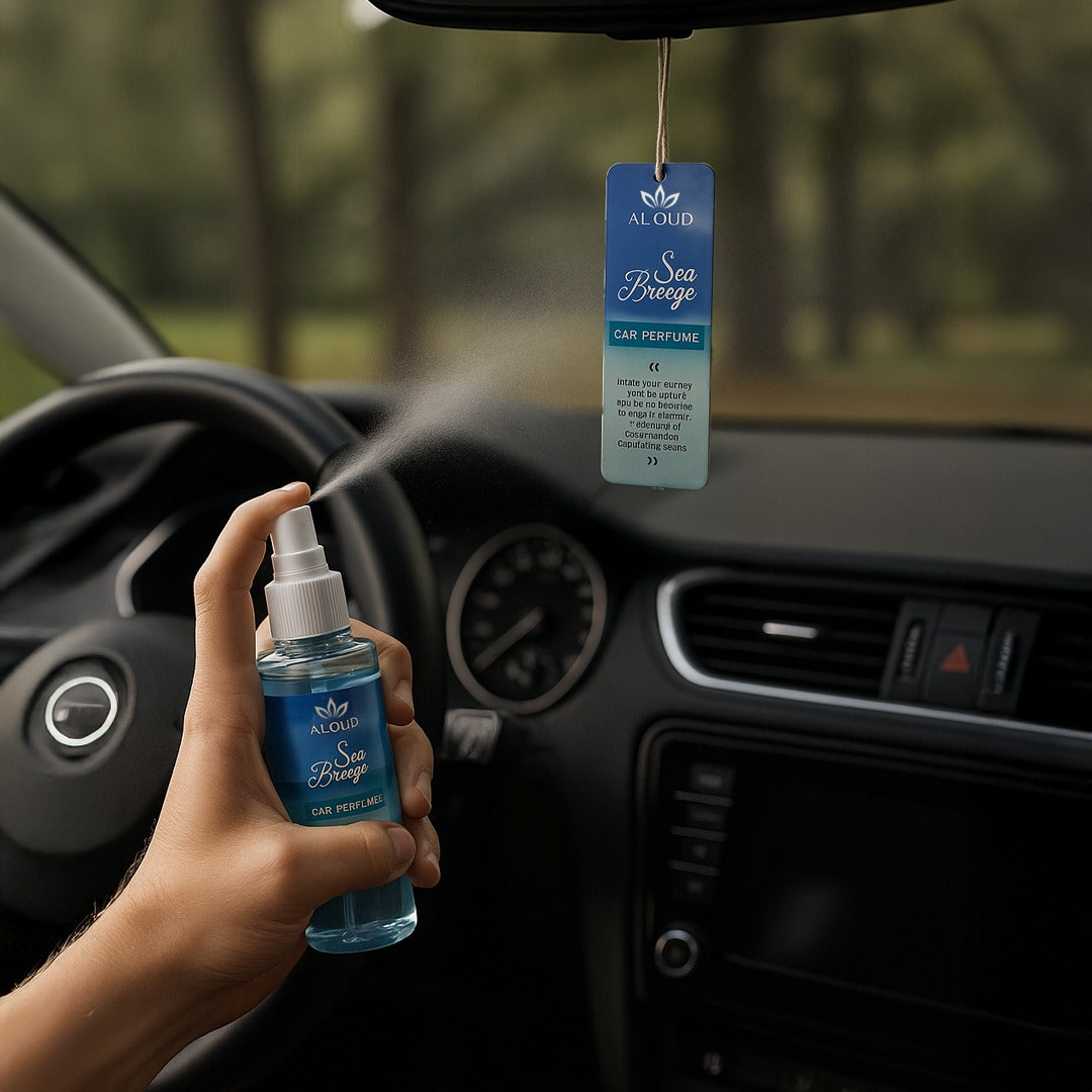 Al Oud Car Perfume 50ml – Sea Breeze | Fresh Long-Drive Car Fragrance