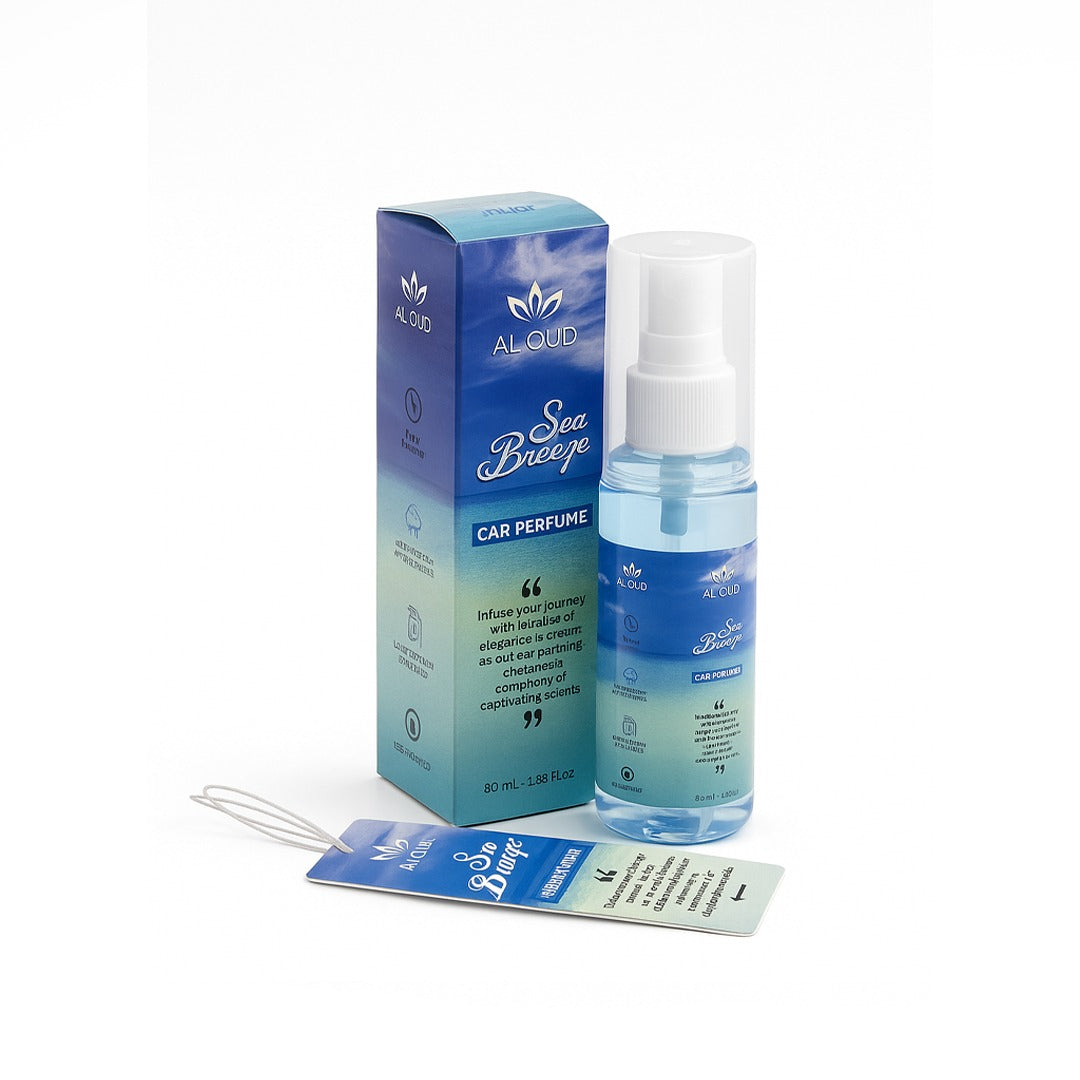 Al Oud Car Perfume 50ml – Sea Breeze | Fresh Long-Drive Car Fragrance