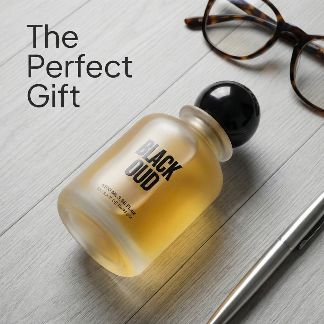 Black Oud Eau de Parfum – Intense Musk, Saffron & Smoky Incense