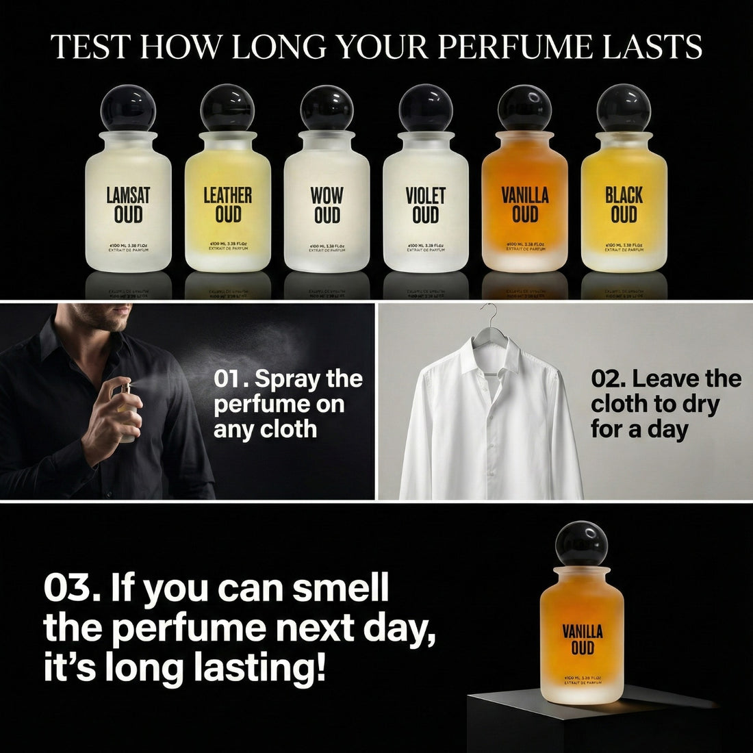 Vanilla Oud Luxury Fragrance – Opulent Tobacco, Cacao & Creamy Tonka Bean