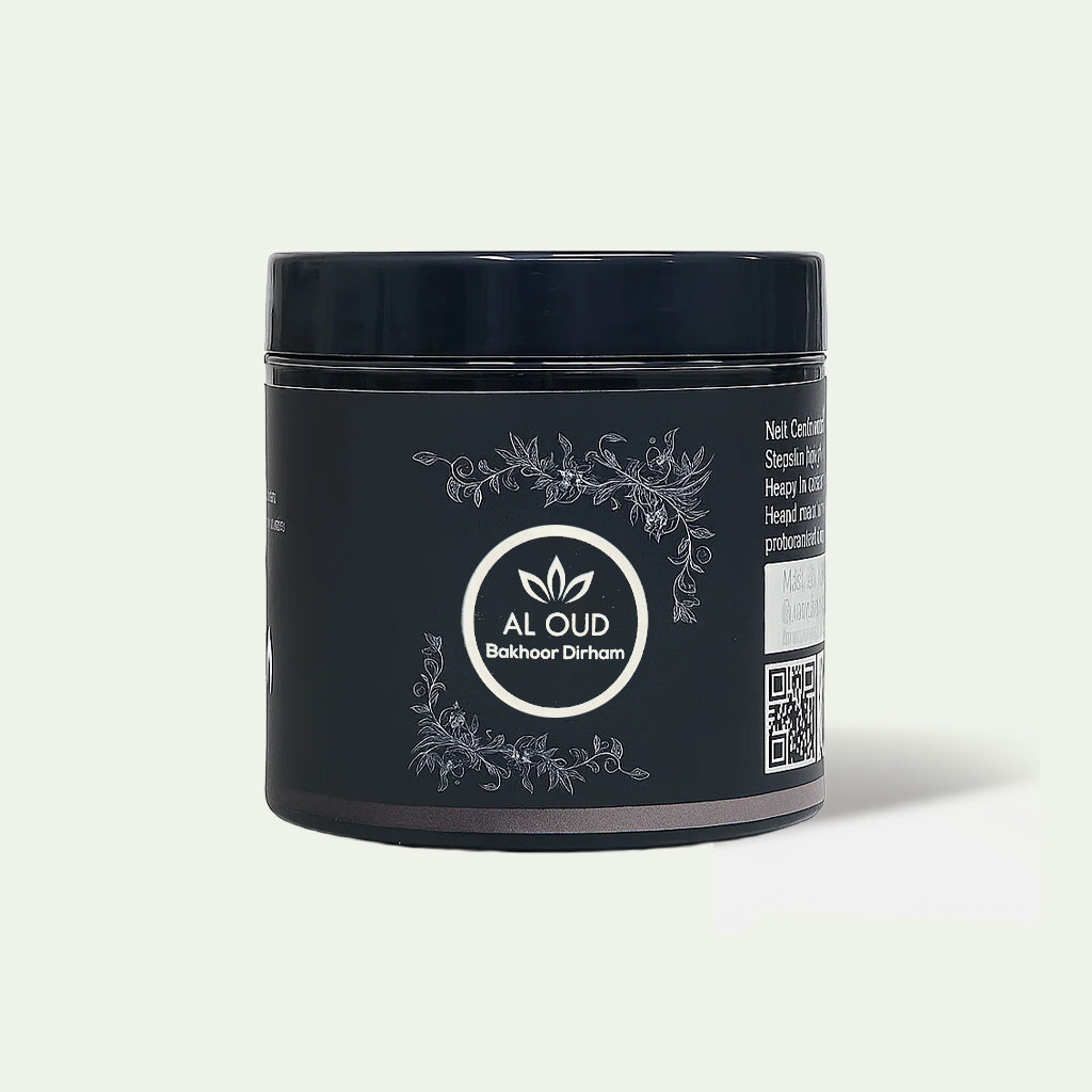 Al Oud Dirham Bakhoor – Traditional Oud & Spice Blend – 50g Jar